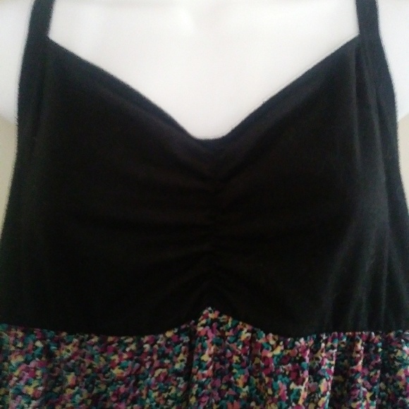 Torrid Black Colorful Splatter Tank Top Women's Plus Size 3X - Picture 3 of 6